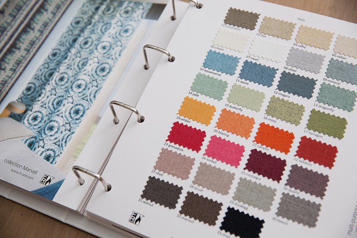 fabric sample book