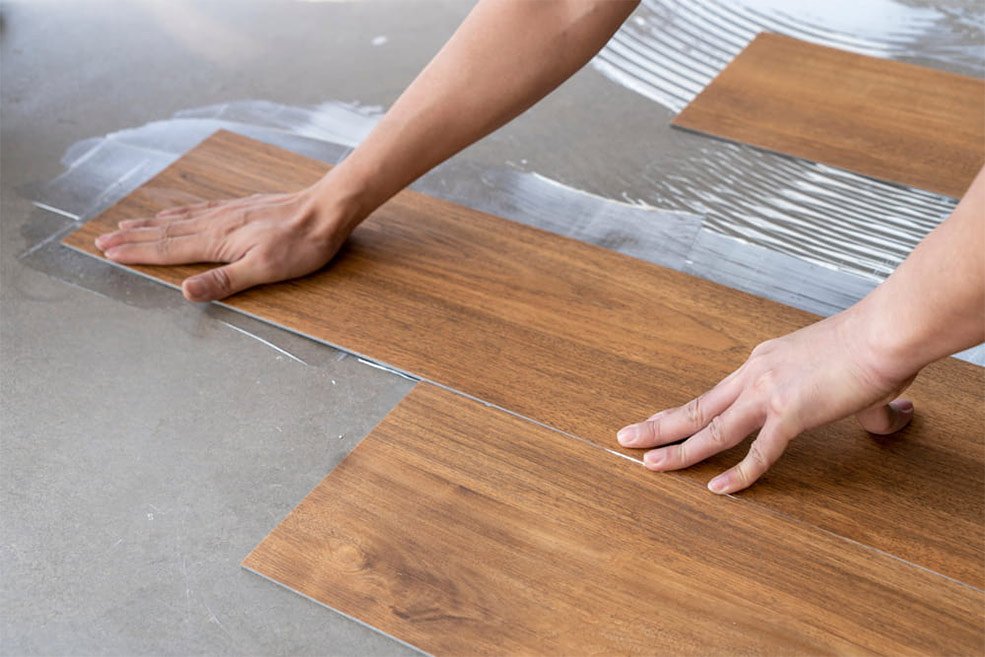 vinyl plank installation