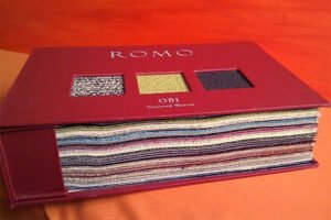 how to make fabric sample books