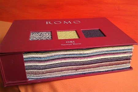 how to make fabric sample books