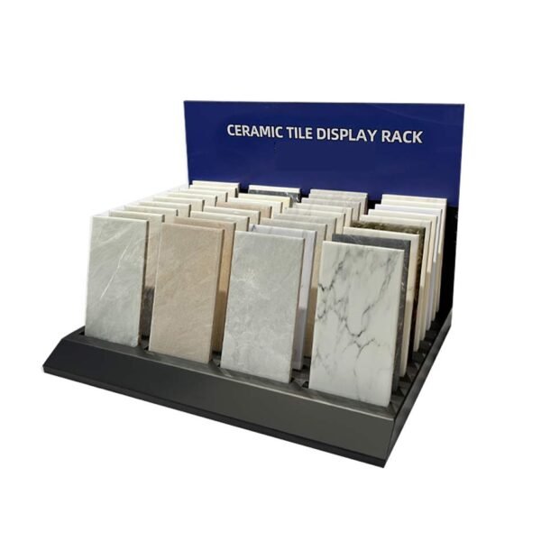 Big Storage Space Stone Marble Sample Display Rack