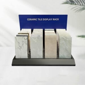 Metal MDF Marble Tabletop Sample Display Racks