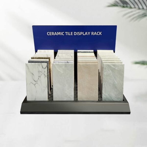 Metal MDF Marble Tabletop Sample Display Racks