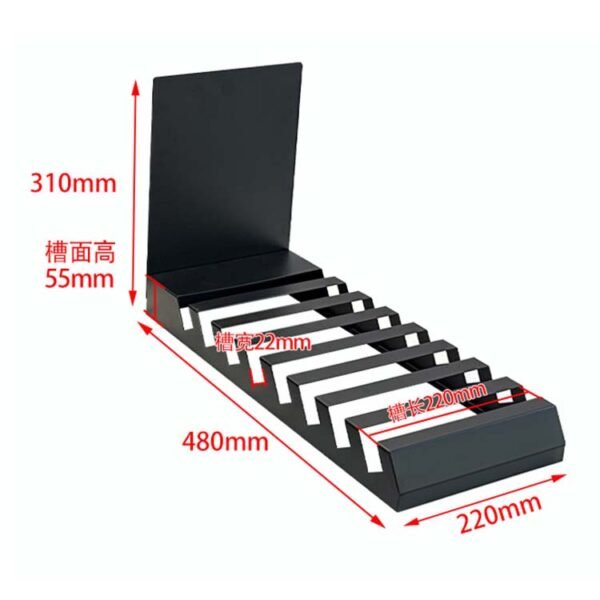Metal Quartz sample display rack
