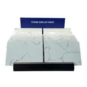 Metal quartz stone marble countertop sample display Rack stand