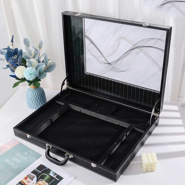 Quartz Slab Marble Table Sample Display Case - Image 2