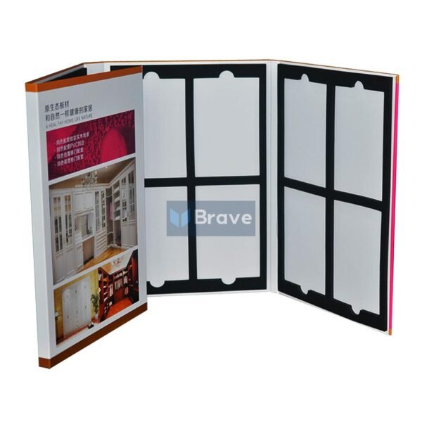 Wall Panel Cladding Line Sample Books With Fingerprint